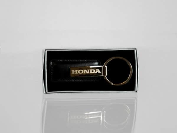 Bőr Honda kulcstartó díszdobozban