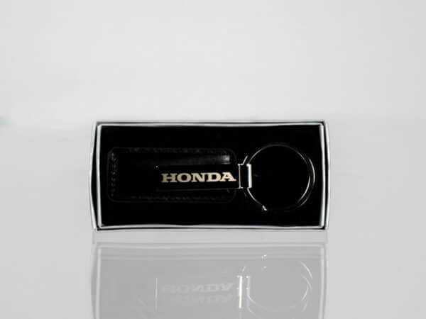 Bőr Honda kulcstartó díszdobozban