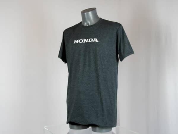 Honda póló szürke alapon fehér logóval