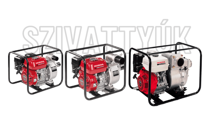 Honda szivattyú, zagyszivattyú, nagynyomású szivattyú