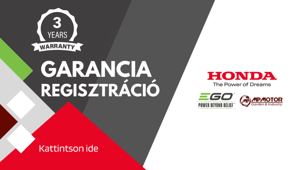 Garancia Regisztráció - Hondashop.hu